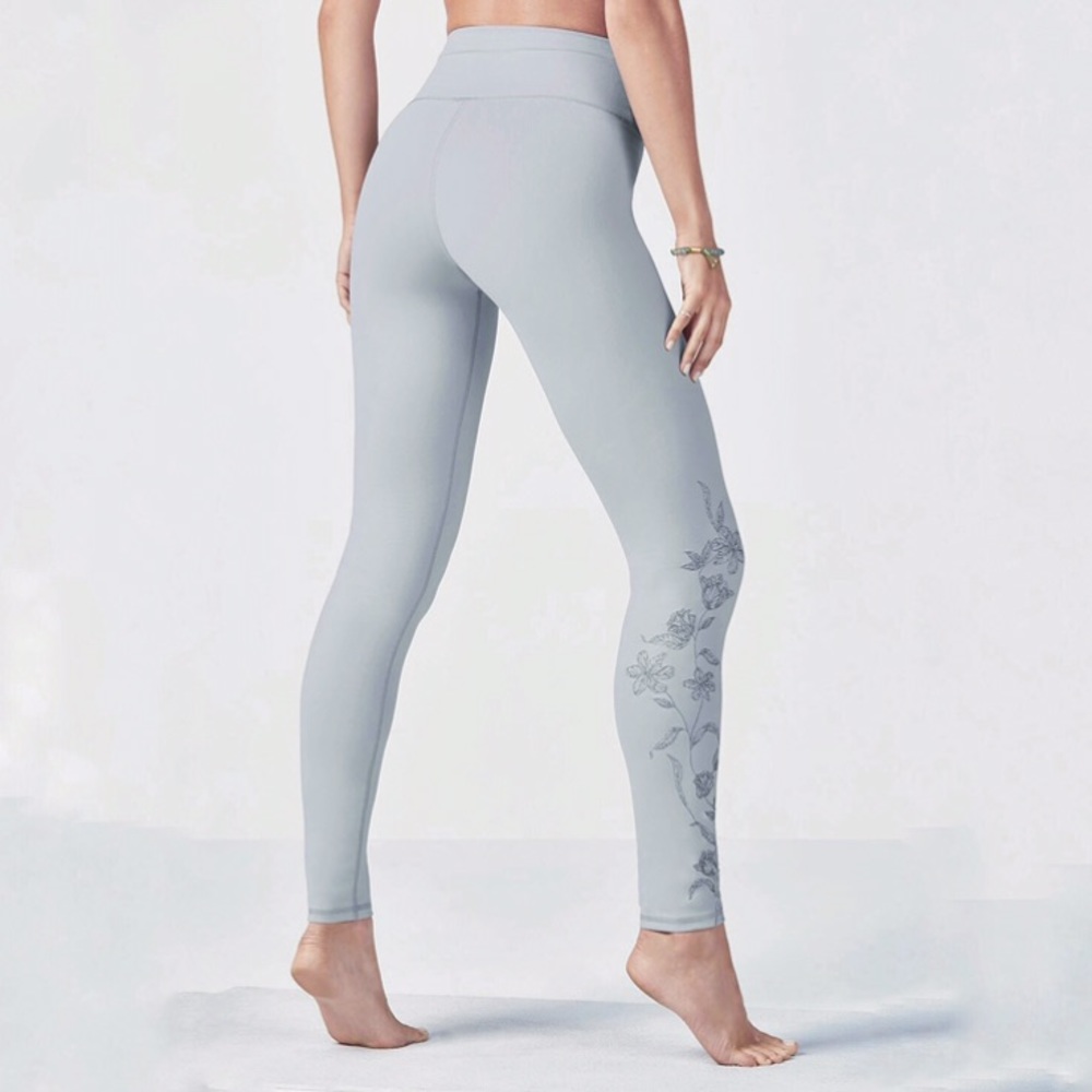•FABLETICS• RARE High-Waisted Embroidered Legging - Picture 2 of 6